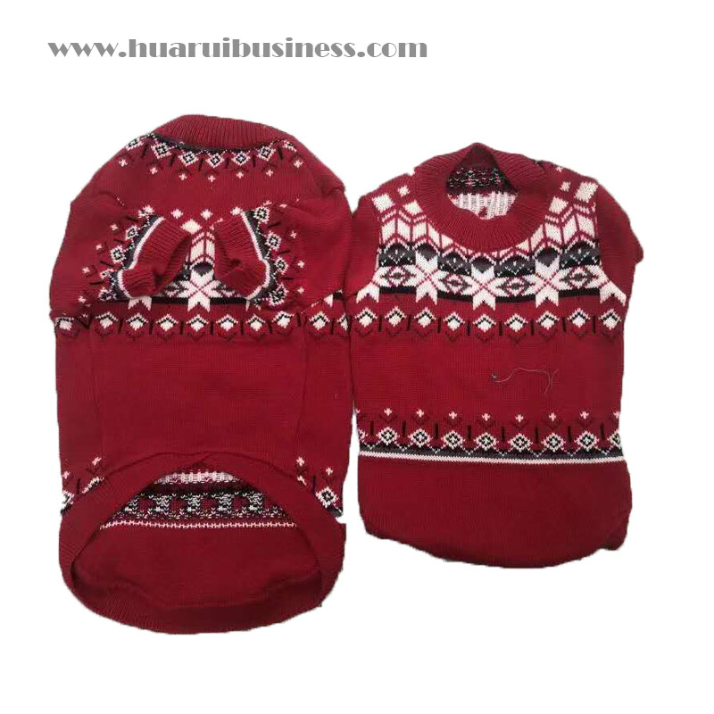pletený svetr pro psa, vánoční svetr pro psa, zimní pletení, teplé oblečení pro domácí mazlíčky,